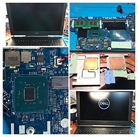Зашёл игровой ноутбук Dell g5 с проблемой не включается , заменили мультиконтроллер и прошили bios клиент уже забрал все гуд!